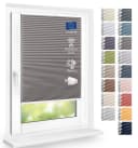 DomDeco Wabenplissee Thermo Grau - Verdunkelung & Klemmfix Bild 2