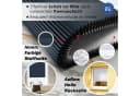 DomDeco Thermo Wabenplissee Schwarz Verdunkelung ohne Bohren Bild 1