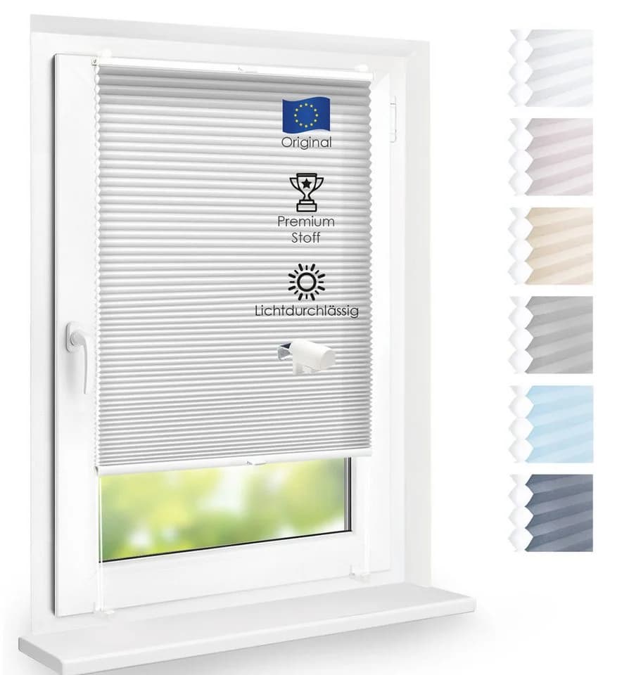 DomDeco Wabenplissee Premium - Ohne Bohren, Klemmfix - Bild 2
