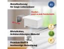 DomDeco Wabenplissee Premium ohne Bohren Grau Sichtschutz Bild 4