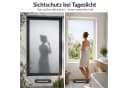 Nomiro Fensterfolie Sichtschutz Streifen silber selbstklebend Bild 1