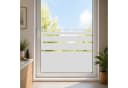 Nomiro Fensterfolie Sichtschutz Streifen silber selbstklebend Bild 2
