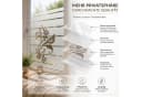 Nomiro Fensterfolie Sichtschutz Streifen silber selbstklebend Bild 3