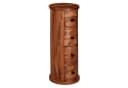 furnicato Sideboard Kommode Massivholz Braun mit 4 Schubladen Bild 2