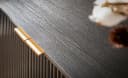 furnicato Sideboard Kommode Lamellenoptik Schwarz Bild 5