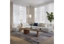 furnicato Couchtisch Oval Massivholz Braun Modern Bild 3