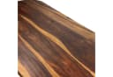 furnicato Couchtisch Oval Massivholz Braun Modern Bild 5