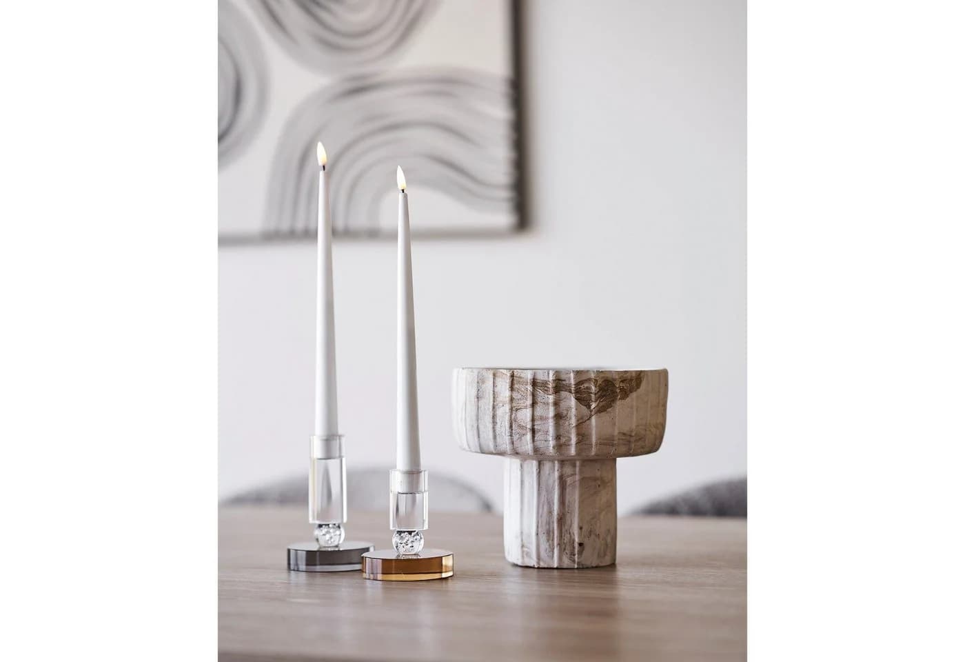 tinkaro Dekovase Vase aus Zement Braun-Beige - Bild 4