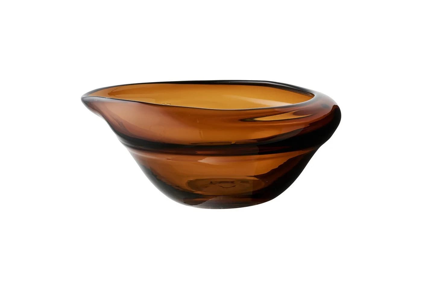 tinkaro Dekoschale Rauchbraun Mundgeblasen Glas - Bild 2