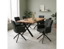 OTTO home Esszimmerstuhl Viola 2er-Set Schwarz Drehbar Bild 1