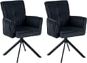 OTTO home Esszimmerstuhl Viola 2er-Set Schwarz Drehbar Bild 2
