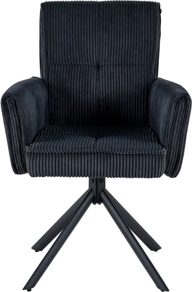 OTTO home Esszimmerstuhl Viola 2er-Set Schwarz Drehbar - Bild 5