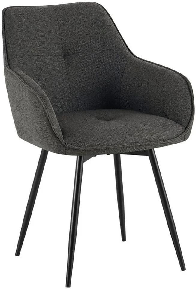 OTTO home Esszimmerstuhl Azura 2er-Set Grau Webstoff Drehfunktion - Bild 2