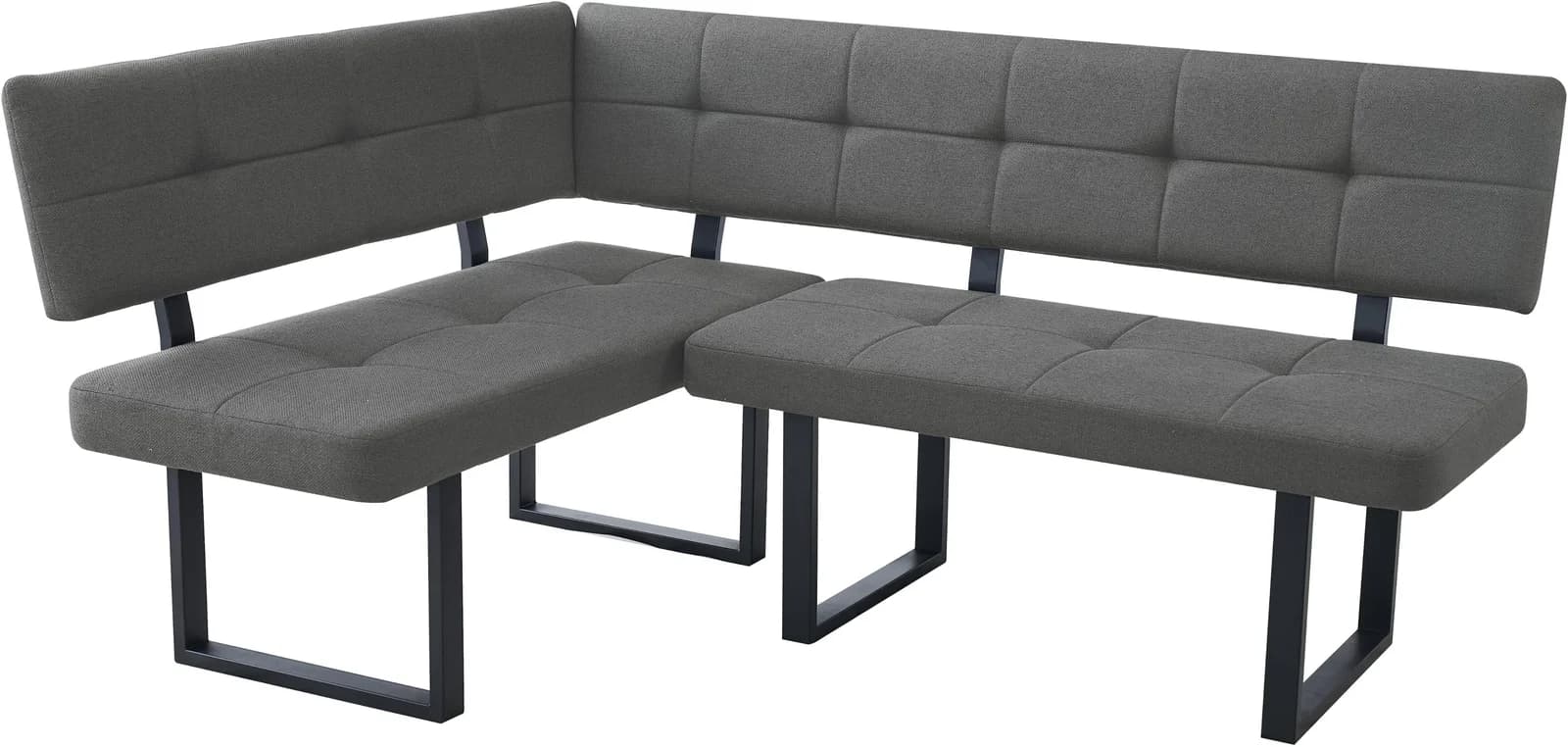 Eckbank Alabama Otto Home Anthrazit Schwarz Metall