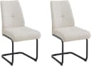 OTTO home Freischwinger Alabama 2er-Set Beige Metall Bild 2