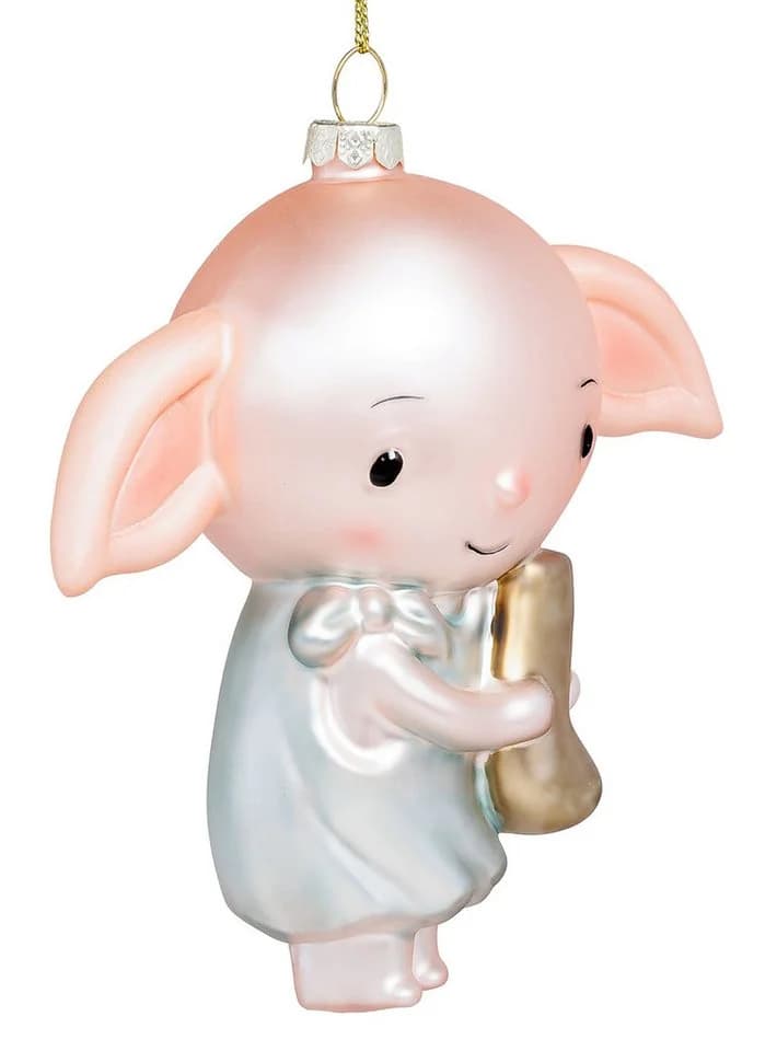 SIKORA Weihnachtsbaumkugel Dobby Glas Harry Potter Deko
