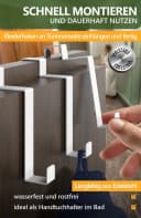Lindenstein Türhaken Edelstahl 10er Set Weiß Ohne Bohren Bild 5