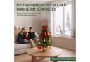Lindenstern Mini-Weihnachtsbaum 60 cm mit LED-Licht & Deko Nordmann-Optik Bild 1