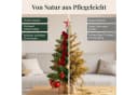 Lindenstein Künstlicher Mini-Weihnachtsbaum 60 cm PVC mit Holzständer Bild 3
