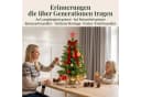 Lindenstein Künstlicher Mini-Weihnachtsbaum 60 cm PVC mit Holzständer Bild 5