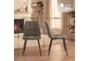 CLP Esszimmerstuhl Tilde 4er Set Beige Samt gepolstert Bild 1