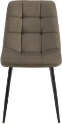 CLP Esszimmerstuhl Tilde 4er Set Beige Samt gepolstert Bild 4