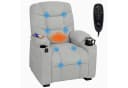 HOMCOM Massagesessel Relaxsessel Grau Schwarz mit Massage & Wärme Bild 1