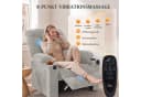HOMCOM Massagesessel Relaxsessel Grau Schwarz mit Massage & Wärme Bild 5
