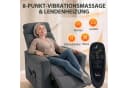 HOMCOM Elektrischer Relaxsessel mit Aufstehhilfe, Massage & Wärme Grau Bild 5