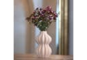 Art Novague Dekovase Elya Beige mit Glaseinsatz Bild 1