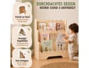 Smartwood Kinderregal Montessori Bücherregal Naturholz Bild 5