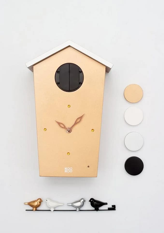KOOKOO Pendelwanduhr BirdHouse Modernes Design - Bild 3