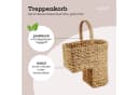 Lycce Treppenkorb Wasserhyazinthe Natur mit Griff 20L Bild 1