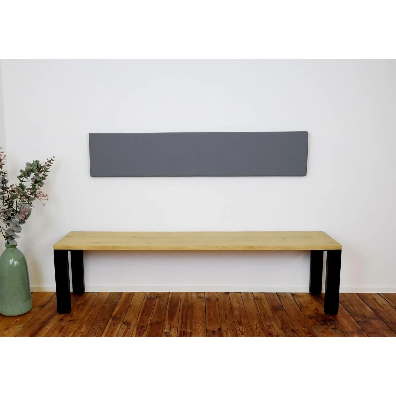 Lycce XXL Wandkissen Wandpolster Kunstleder 150cm Breite