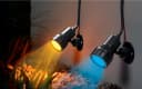 TRANGO LED Gartenstrahler 2-flammig IP44 Schwarz GU10 Bild 3