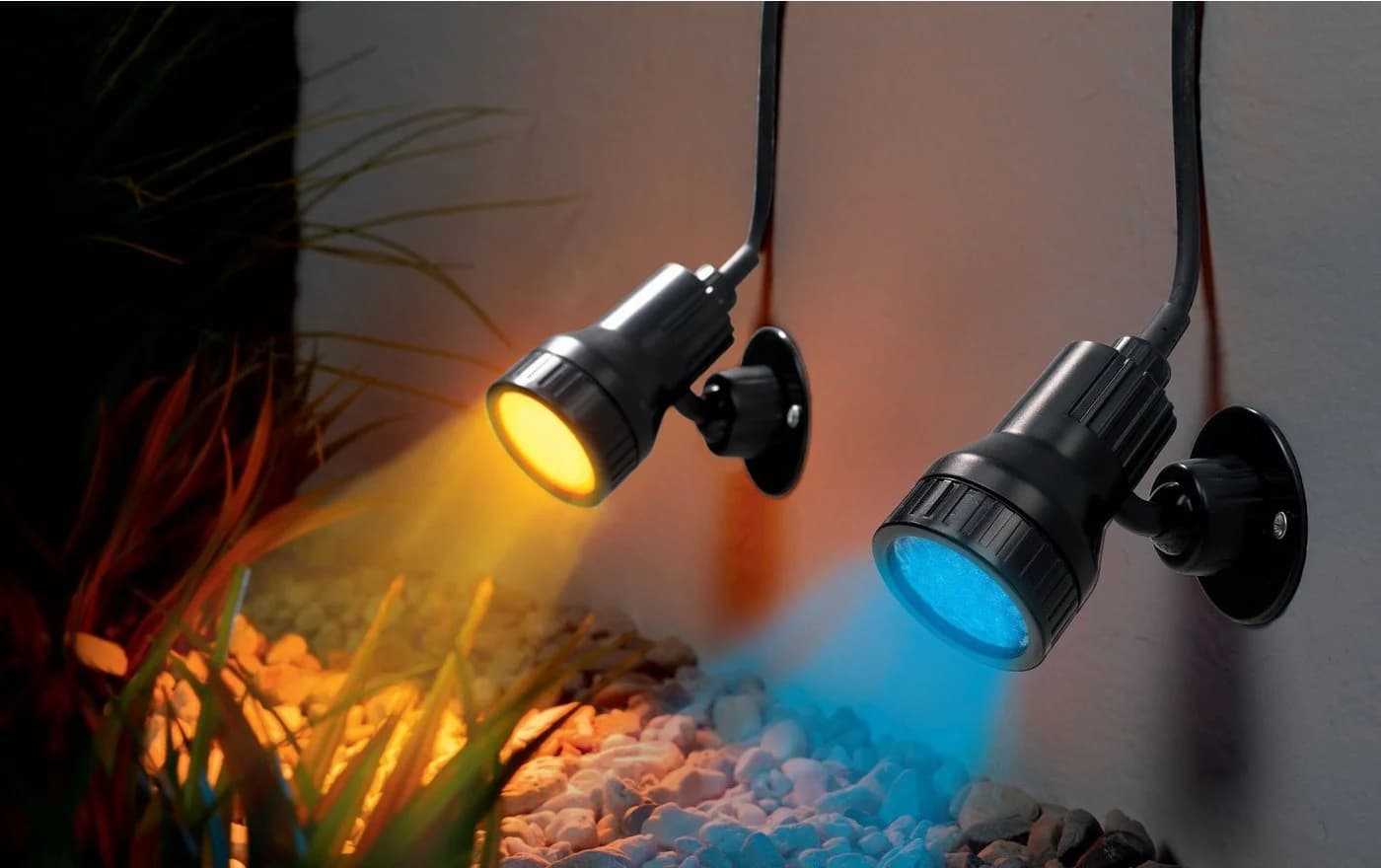 TRANGO LED Gartenstrahler 2-flammig IP44 Schwarz GU10 - Bild 3