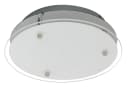 TRANGO LED Deckenleuchte Dimmfunktion 3-Stufen IP44 Badleuchte Kristalleffekt Glas Bild 1