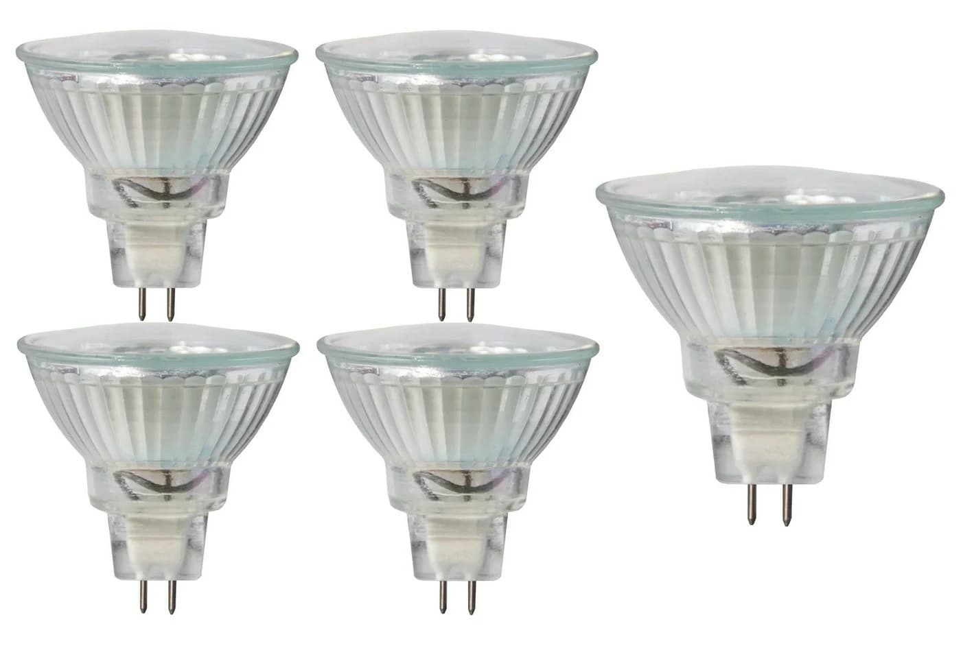 TRANGO LED-Leuchtmittel 5er Set MR16 3W 3000K Warmweiß - Bild 2