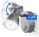 TRANGO LED Nachtlicht mit Bewegungsmelder Silber Steckdosenlampe Bild 2