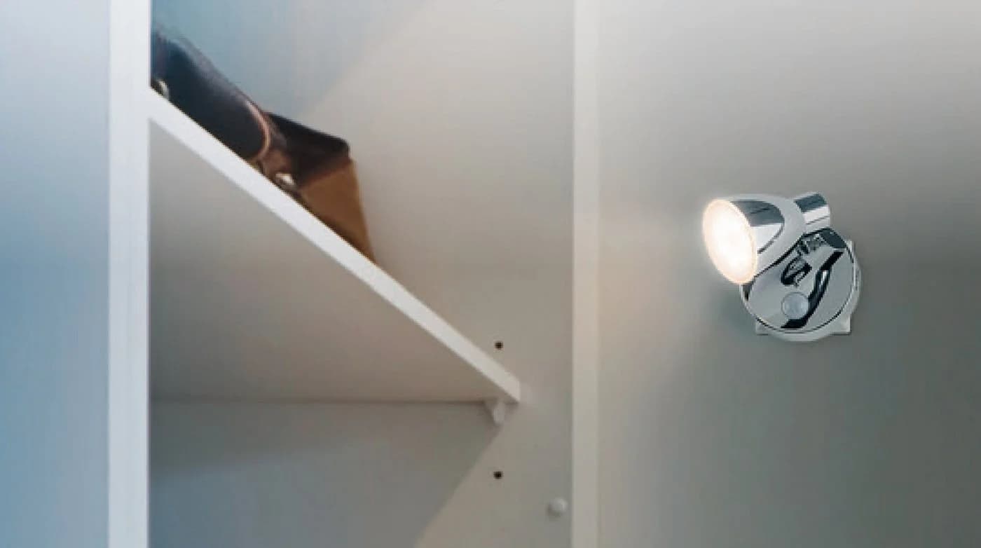 TRANGO LED Nachtlicht mit Bewegungsmelder Silber Steckdosenlampe - Bild 3
