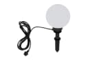 TRANGO LED Gartenkugel 20cm Weiß IP44 Gartenleuchte mit LED Bild 2