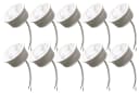 TRANGO LED-Leuchtmittel 10er Pack Ultra Flach 3000K Warmweiß 5.0 Watt Bild 2