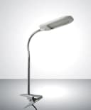 TRANGO LED Klemmleuchte SUSI Chrom-Weiß Schreibtischlampe Bild 2