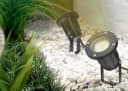 TRANGO LED Gartenstrahler IP65 Schwarz Alu-Druckguss mit GU10 LED Bild 2