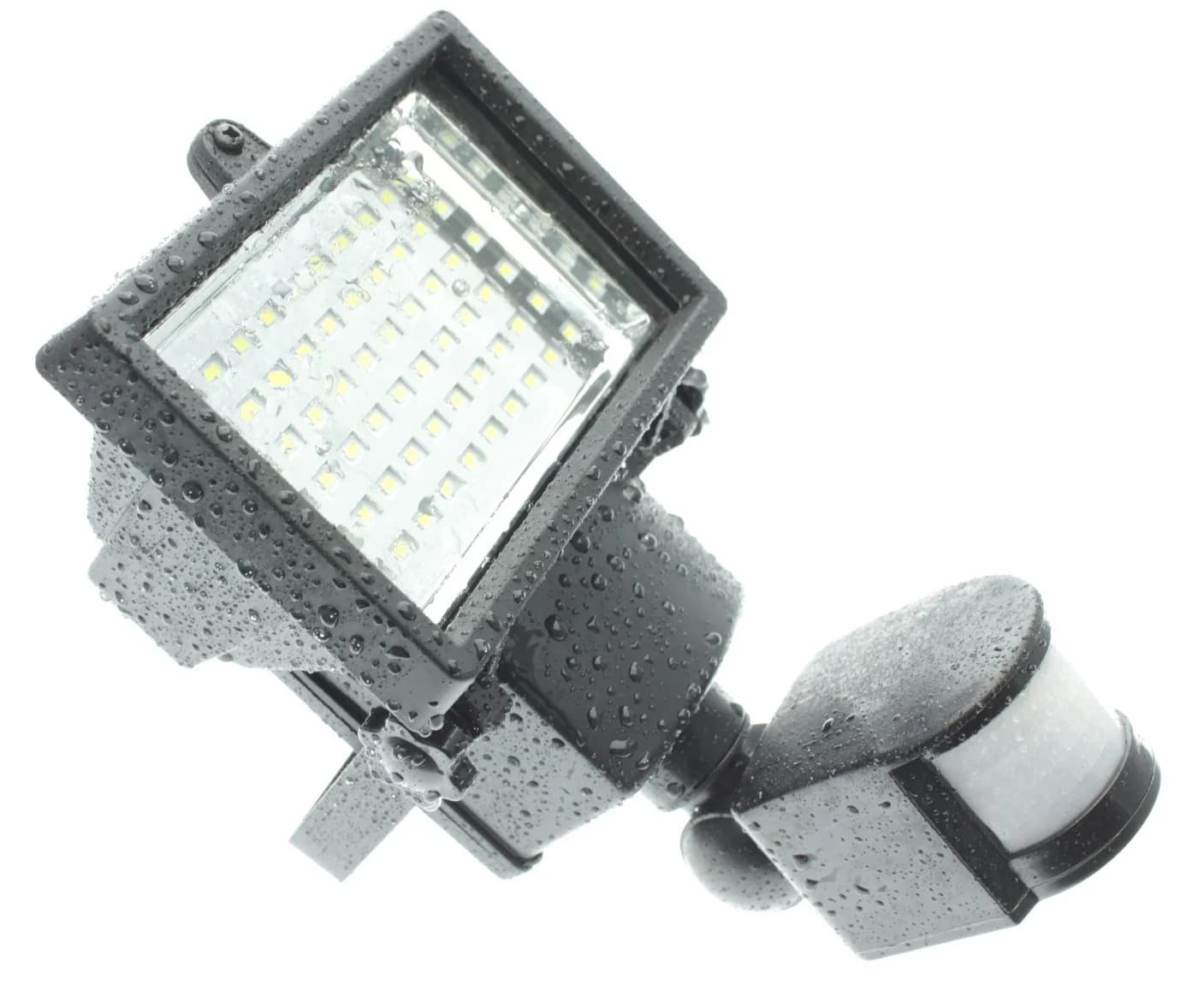 TRANGO LED Außen-Wandleuchte Bewegungsmelder Solar Strahler - Bild 5