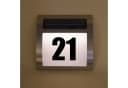 esotec LED Außen-Wandleuchte Solar Edelstahl Hausnummernleuchte WAVE 2 Farben 2800K 6000K Bild 3