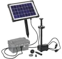 esotec Solar-Pumpenset Palermo mit LED-Beleuchtung und Akkuspeicher Bild 2