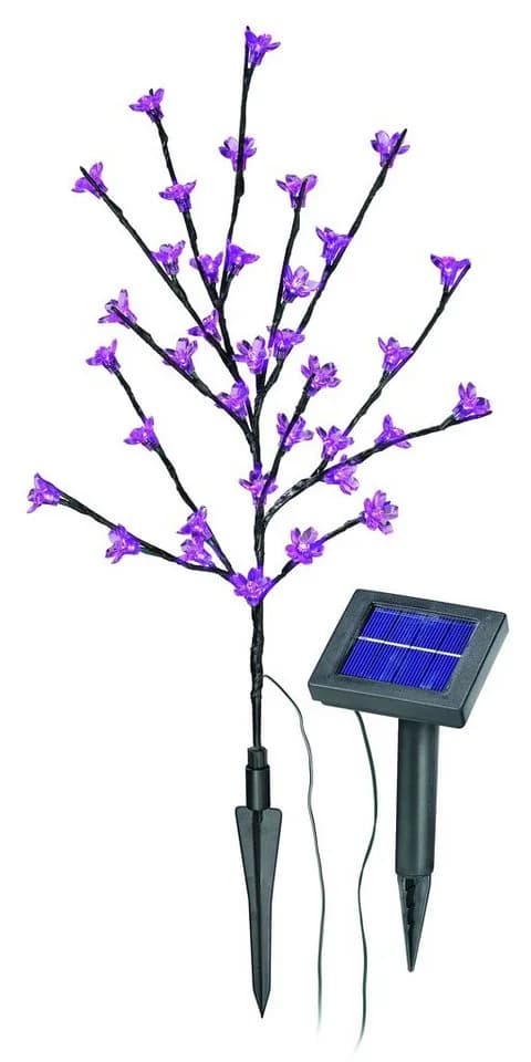 esotec LED Gartenleuchte Solar Blütenstrauch 36 Blüten Pink - Bild 2