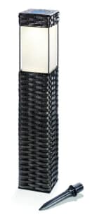 esotec LED Gartenleuchte Solar Rattan Style 3500K warmweiß Bild 2