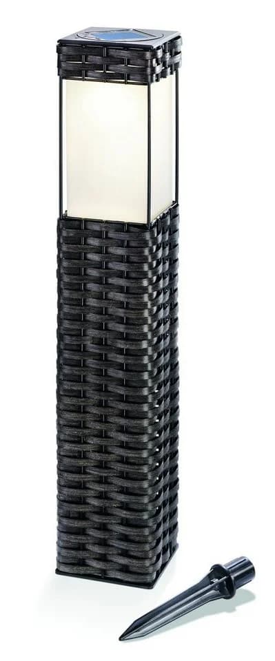 esotec LED Gartenleuchte Solar Rattan Style 3500K warmweiß - Bild 2